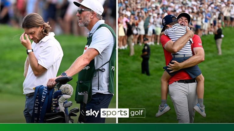 An incredible final hole played out at the Travelers Championship, as Keegan Bradley sensationally denied Tommy Fleetwood a maiden PGA Tour title.