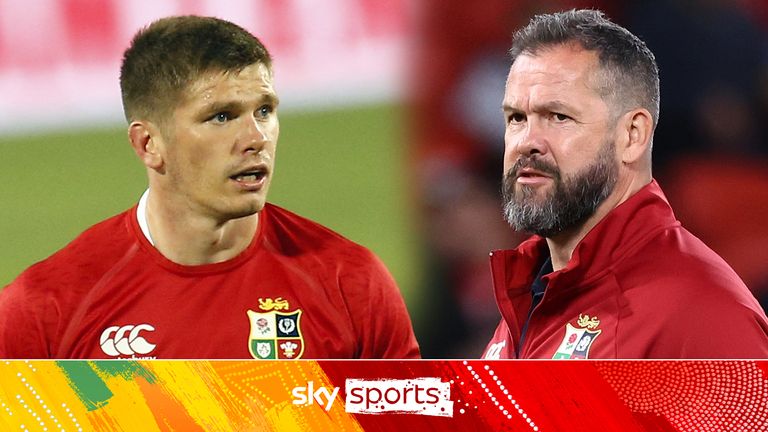 British & Irish Lions: Andy Farrell justifies Owen call-up