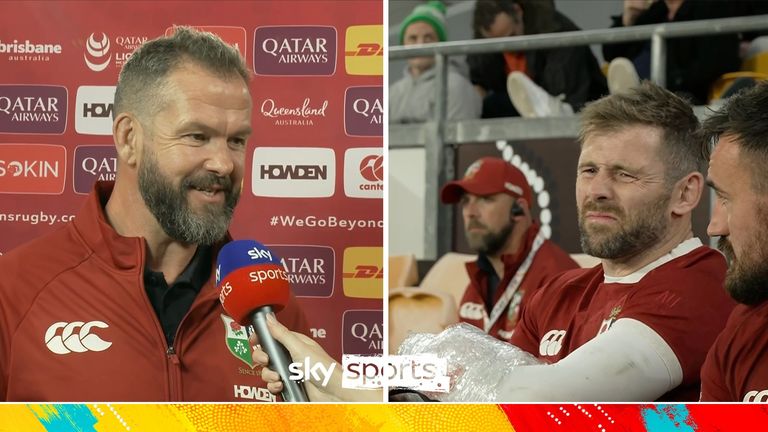British and Irish Lions head coach Andy Farrell says he doesn't know the extent of Elliot Daly's injury following their comprehensive win over Queensland Reds.
