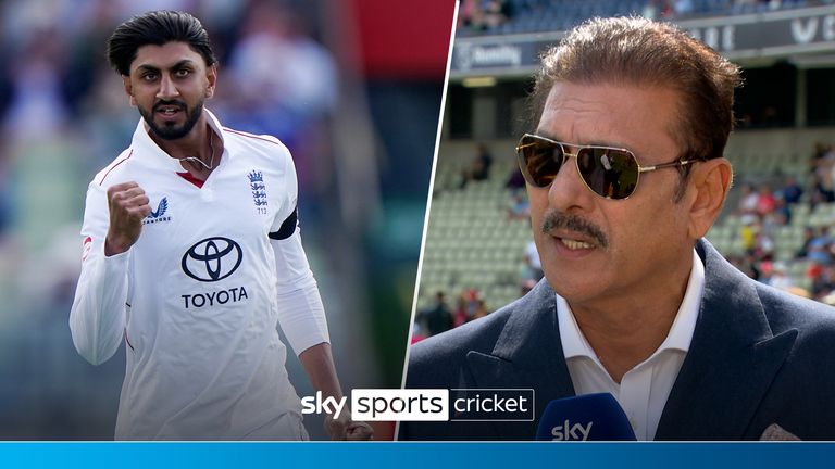Ravi Shastri and Mark Butcher analyse Bashir's bowling against India
